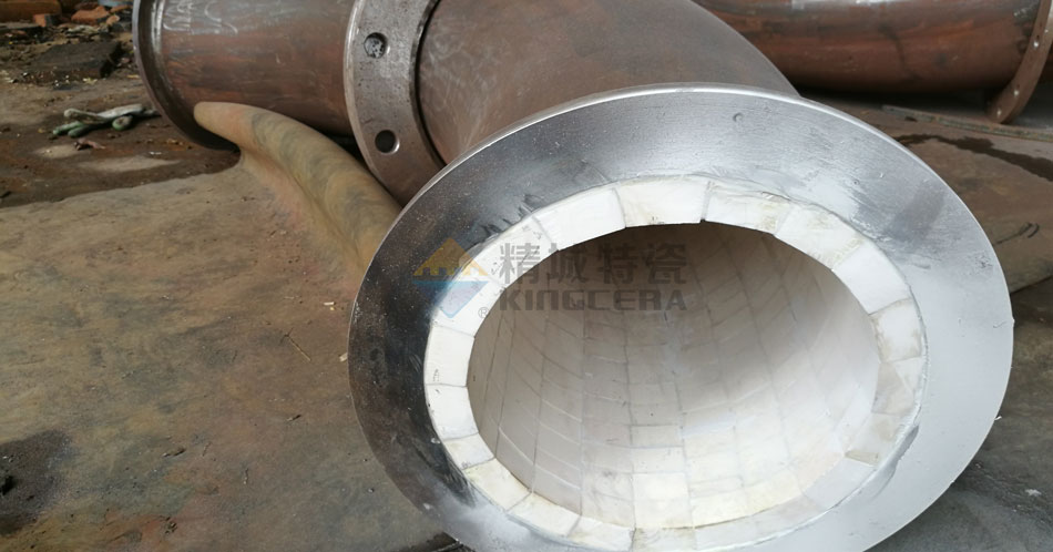 耐磨陶瓷貼片管道(大口徑)